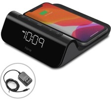 iHome PowerValet SNAP 3 in1 MagSafe Wireless Charger Alarm 2 USB Ports IW23BG picture