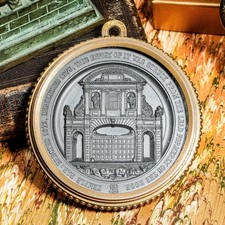 Rare Temple Bar Antique Medallion Architectural London England Plaque Grand Tour picture