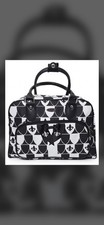 Vintage Y2K J.Carole Fleur-de-Lis Travel Bag Duffel Weekender picture
