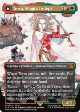 x1 Terra, Magical Adept // Esper Terra FIN MTG 323 BORDERLESS MYTHIC M/NM 1x picture
