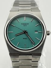 STUNNING TIFFANY BLUE DIAL Tissot PRX Swiss Men's Watch - T137.410.11.091.01 picture