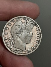 1907- D Barber Half Dollar #3 picture