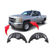 Fender Liner Front Set of 2 for Chevrolet Silverado 2500 HD 2007-2010 GM1248188 picture