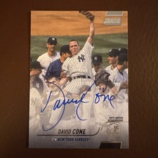 2022 Topps Stadium Club Autographs David Cone #SCBA-DC New York Yankees picture