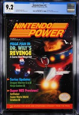 🤖Nintendo Power Magazine Vol # 27 Mega Man Dr Wily's Revenge CGC 9.2 RARE picture
