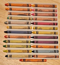 25 Vtg Retired Rare Crayola Crayons Some Say Binney & Smith Collectible Colors picture