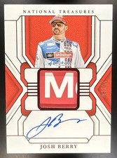 2025 Panini National Treasures Josh Berry #5 Premium Patches Red FOTL 8/11 MEM picture