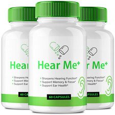 (3 Pack) Hear Me + Hearing Support Capsules, HearMePlus Tinnitus Ear Pills picture