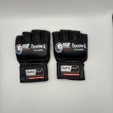 blackout fightgear Men's M Official Fight Glove MMA Grappling fight Open Fingers picture