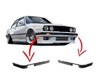 For BMW E30 E30 Coupe 87-94 Late Facelift Front Bumper Side Trims Molding Set picture