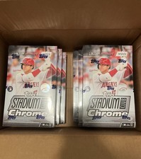 2022 TOPPS STADIUM CLUB CHROME BASEBALL HOBBY BOX picture