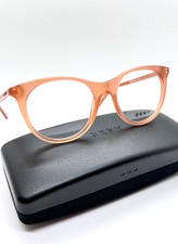 DKNY DY 4694 3790 Women Eyeglasses Frame 50-19-140mm Round Beige 100% Authentic picture