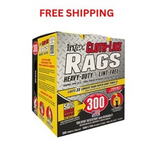 Intex Cloth-Like Rags in a Box 300 Towels, 10