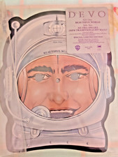 New Devo Beautiful World (7” Space Shape Picture Disc 1981 Warner) Never Played picture