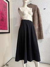 vintage 1950s a line full wool skirt gray dark academia whimsigoth Autumn small picture