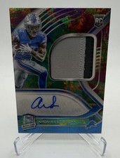 2021 Spectra Rookie Patch Auto Amon-Ra St. Brown Celestial RPA /99 RC Lions picture