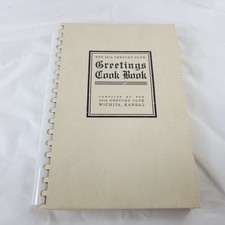 Vintage 20th Century Club Wichita Kansas Greetings Cookbook Recipes picture