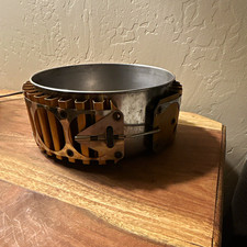 Vintage MSR Alpine Zebra Thailand Stainless Steel Pot & Heat Exchanger Set Clean picture