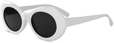 Cool Nirvana Kurt Cobain style clout sunglasses goggles White picture