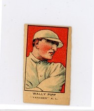 1921 W551 Strip WALLY PIPP Rookie (Hand Cut) Vintage Yankees Baseball Card picture