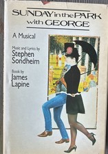 1st Edition STEPHEN SONDHEIM - SUNDAY IN THE PARK WITH GEORGE 1986 - Broadway picture