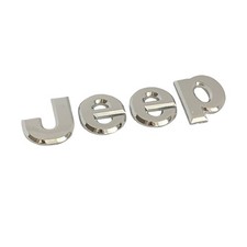 JEEP Letters Chrome Nameplate Silver Emblem Logo Badge 2011-2018 picture