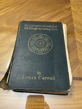 Alice's Adventures In Wonderland and Through The Looking-Glass 1800s HC Book picture