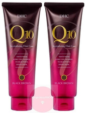 2x DHC Q10 Premium Color Treatment Black Brown 235g Hair Care Made in Japan picture