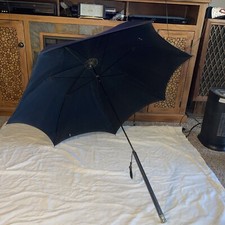 Authentic Collmer Clogg Umbrella 1910’s-30’s Functional See Pictures 42” Closed picture