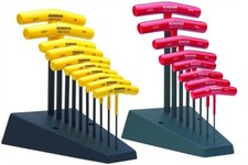 Bondhus 18pc T Handle Hex Wrench Set Metric & SAE Standard Inch MADE IN USA picture
