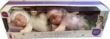 Anne Geddes Twin Pack Bean Filled Soft Body Baby Dolls Bunny Fairy NIB 2026 picture