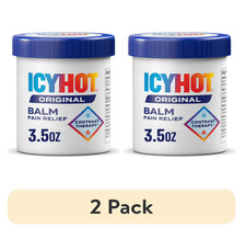 2 Pack Icy Hot Original Muscle & Joint Pain Relief Balm with Menthol 3.5oz picture