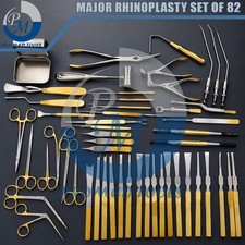 Major Rhinoplasty Surgical instruments set of 82 Pcs Nose & Plastic Surgery +Box picture