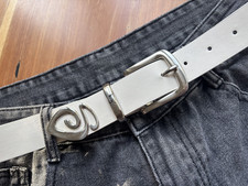 Stüssy Belt Cream 105cm Designer Streetwear Unisex AU Stock Fast Shipping picture