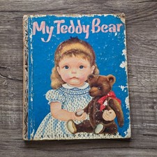 Vintage 1953 Little Golden Book My Teddy Bear 1st Edition A Printing Eloise Wilk picture
