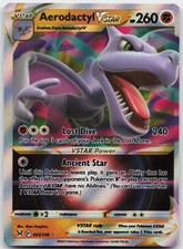 Aerodactyl VSTAR 093/196 Holo VSTAR Rare Lost Origin Pokemon Near Mint picture
