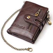 Nuevas carteras para hombre, tarjetero corto de cuero PU,... picture