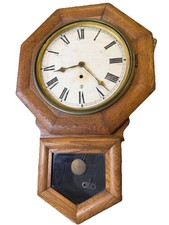 Antique Early W.M.L. Gilbert Keyhole Regulator Wall Clock - Not Working picture