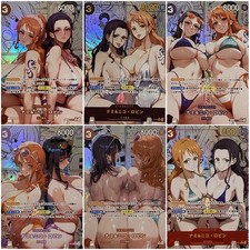 PROXY Nami And Nico Robin One Piece Custom Sexy Waifu Doujin Trading Card Manga picture