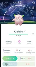 Shiny Clefairy Astronomical Observatory Special Background PTC or TRADE picture