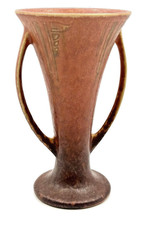 ROSEVILLE POTTERY WINDSOR ARTS & CRAFTS TERRA COTTA VASE #548-7 CA1931-EXCELLENT picture