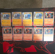 Pokemon Cranidos x4 044/084 + Charcadet x6 011/084 039/198 Pitch Black Regular picture