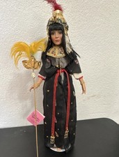 RARE Paradise Galleries Collectible Doll Egyptian Costume Black Gold CLEOPATRA  picture