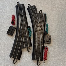 Bachmann HO Scale E-Z Track Remote Crossover Turnout Switch Lot of 2 W/ Wires picture