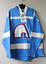 New NHL Quebec Nordiques Lacer jersey style mid weight cotton hoodie men S picture