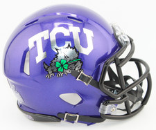 2026 Texas Christian TCU Horned Frogs Riddell Mini Helmet vs North Carolina picture