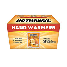HotHands Hand Warmers 50 Pairs 100 Warmers Air Activated Long Lasting Heat Box picture
