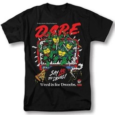 TMNT Classic Retro DARE Anti-Drug Graphic Unisex Cotton T-shirt picture