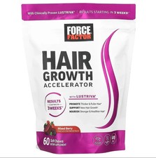 Force Factor Hair Growth Accelerator, Mixed Berry, 60 Soft Chews picture