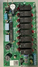 Nu-Way MILLS-4/8 Step Controller Board 041207 Rev 4 24VDC 8 Relay picture